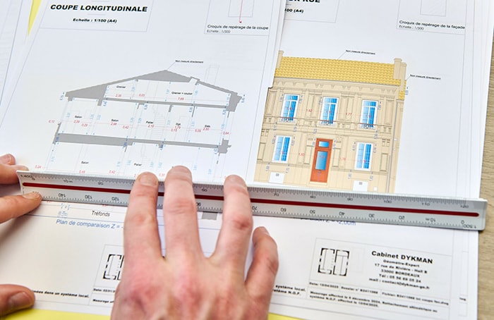 Plans de coupe et de façade